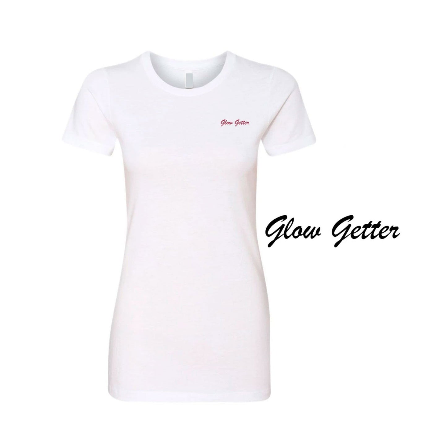 Glow Getter Embroidered T-Shirt | Lucky Owl - Renee Lane Company