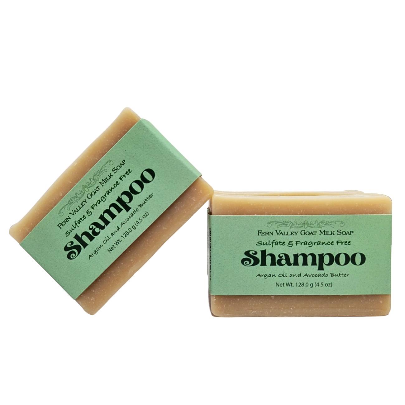 Handmade Goat Milk Shampoo Bar | Argan Oil & Avocado Butter | Fragrance-Free - Renee Lane Company