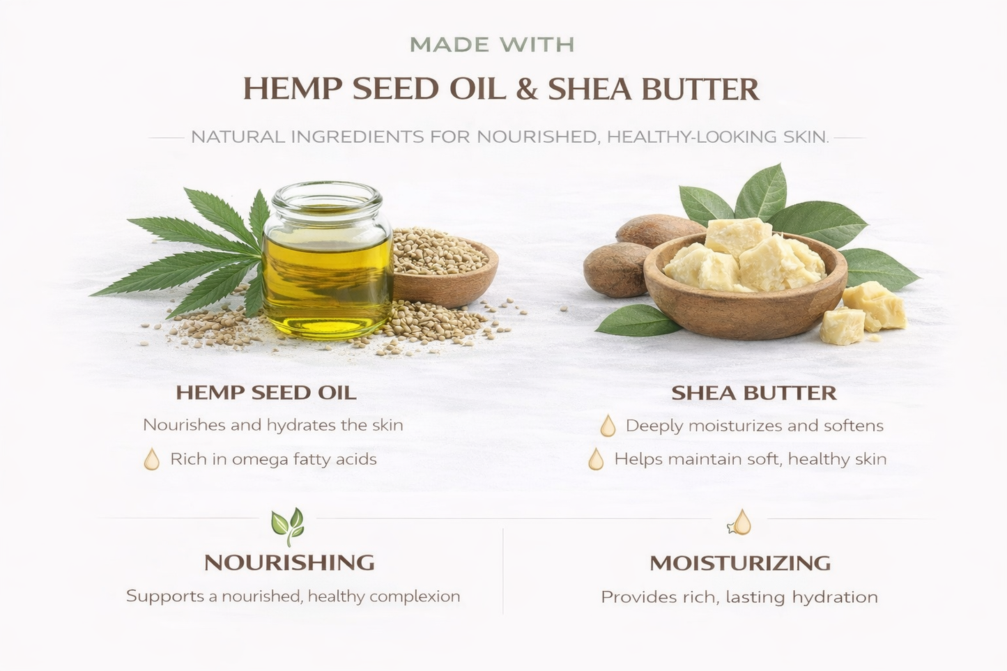 Hemp Seed Shea Butter Bar Soap – Nourishing Cleanse - Renee Lane Company