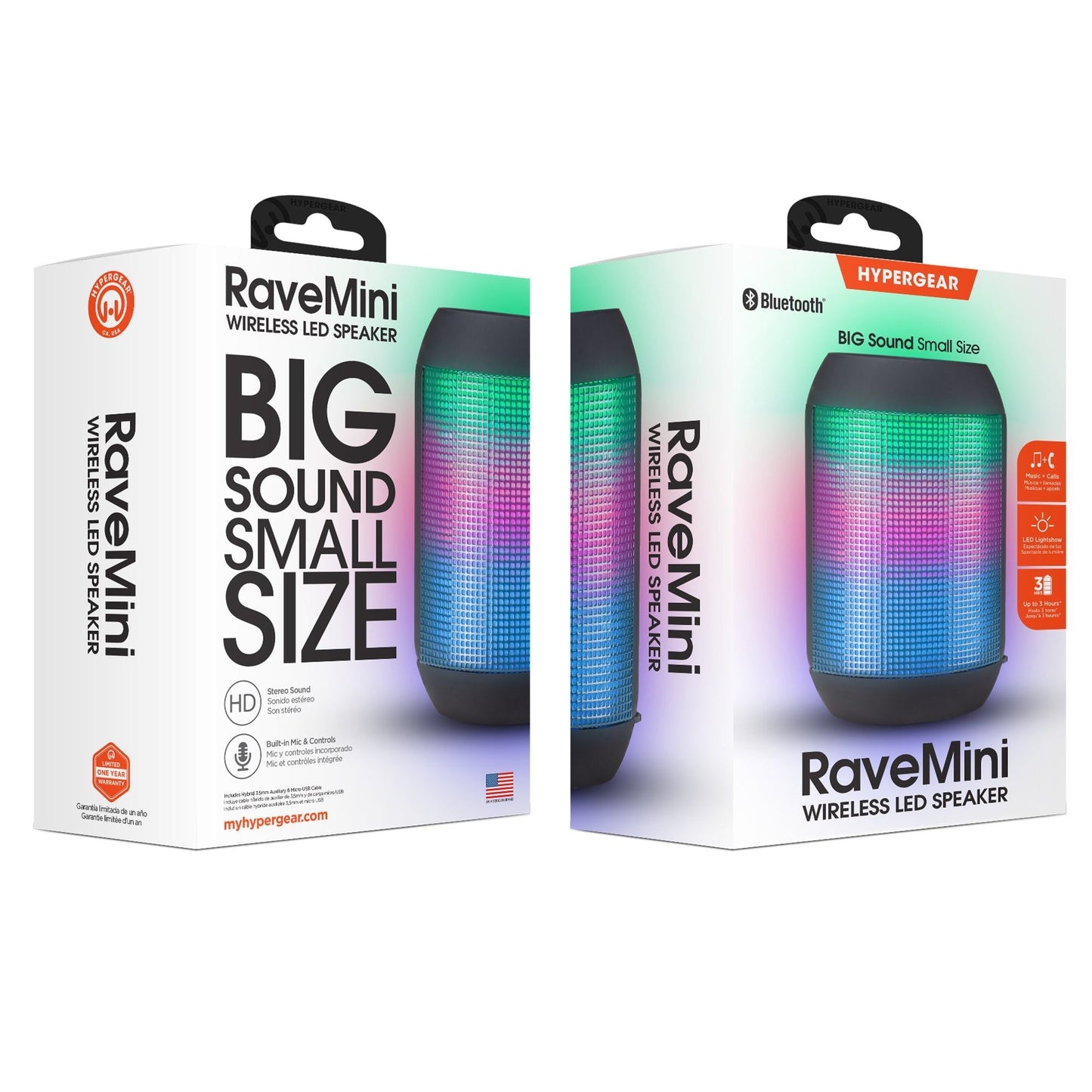 HyperGear Rave Mini Wireless LED Speaker - Renee Lane Company