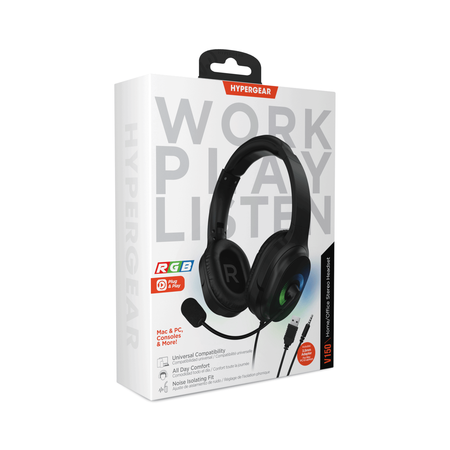 HyperGear V150 Home/Office Stereo Headset - Renee Lane Company