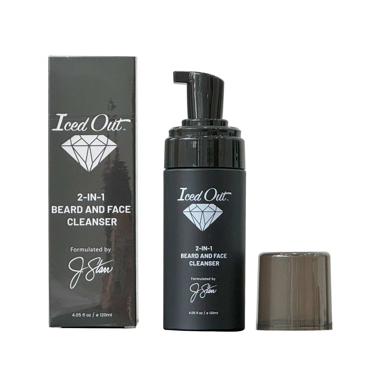 Iced Out 2-IN-1 Beard and Face Cleanser 4.05 fl oz - Renee Lane Company