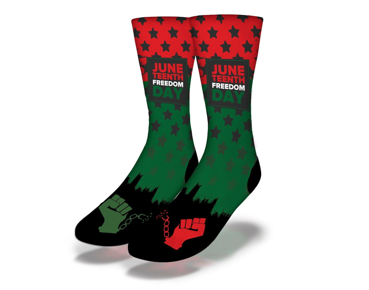 JUNETEENTH FREEDOM DAY Break the Chains Socks - Renee Lane Company