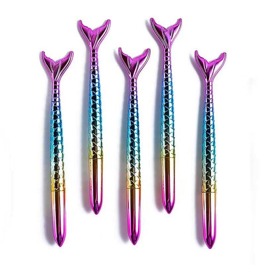 Laser Colorful Mermaid Ballpoint Pen Assorted Color - Renee Lane Company