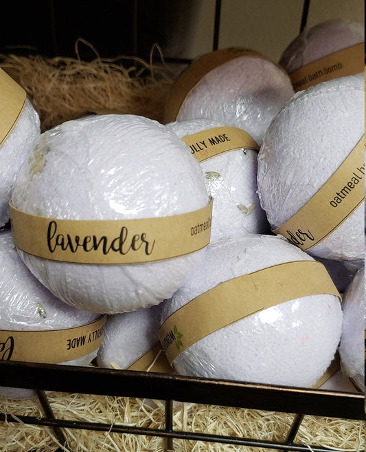 Lavender Bath Bomb | Calming | Organic - Renee Lane Company