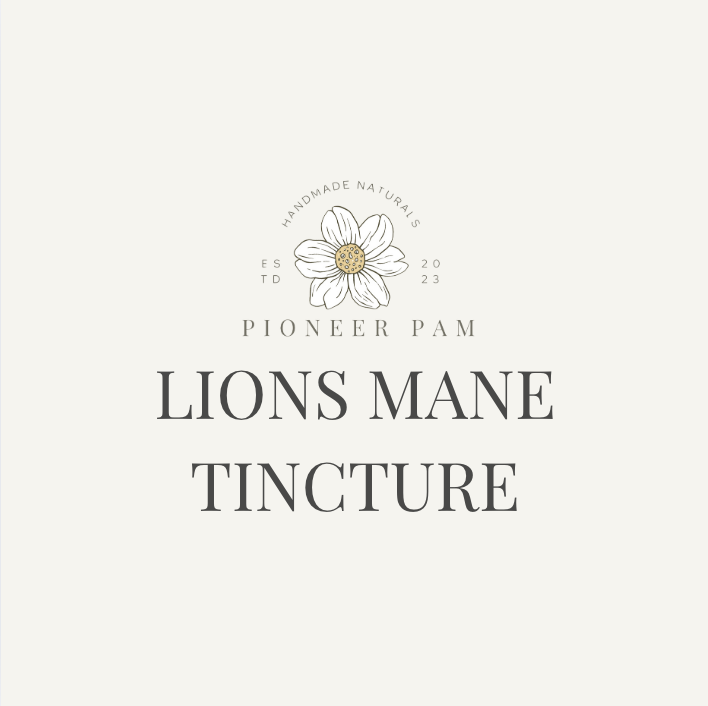 Lions Mane Tincture: Mood, Memory, Stress Support, Brain Health - Renee Lane Company