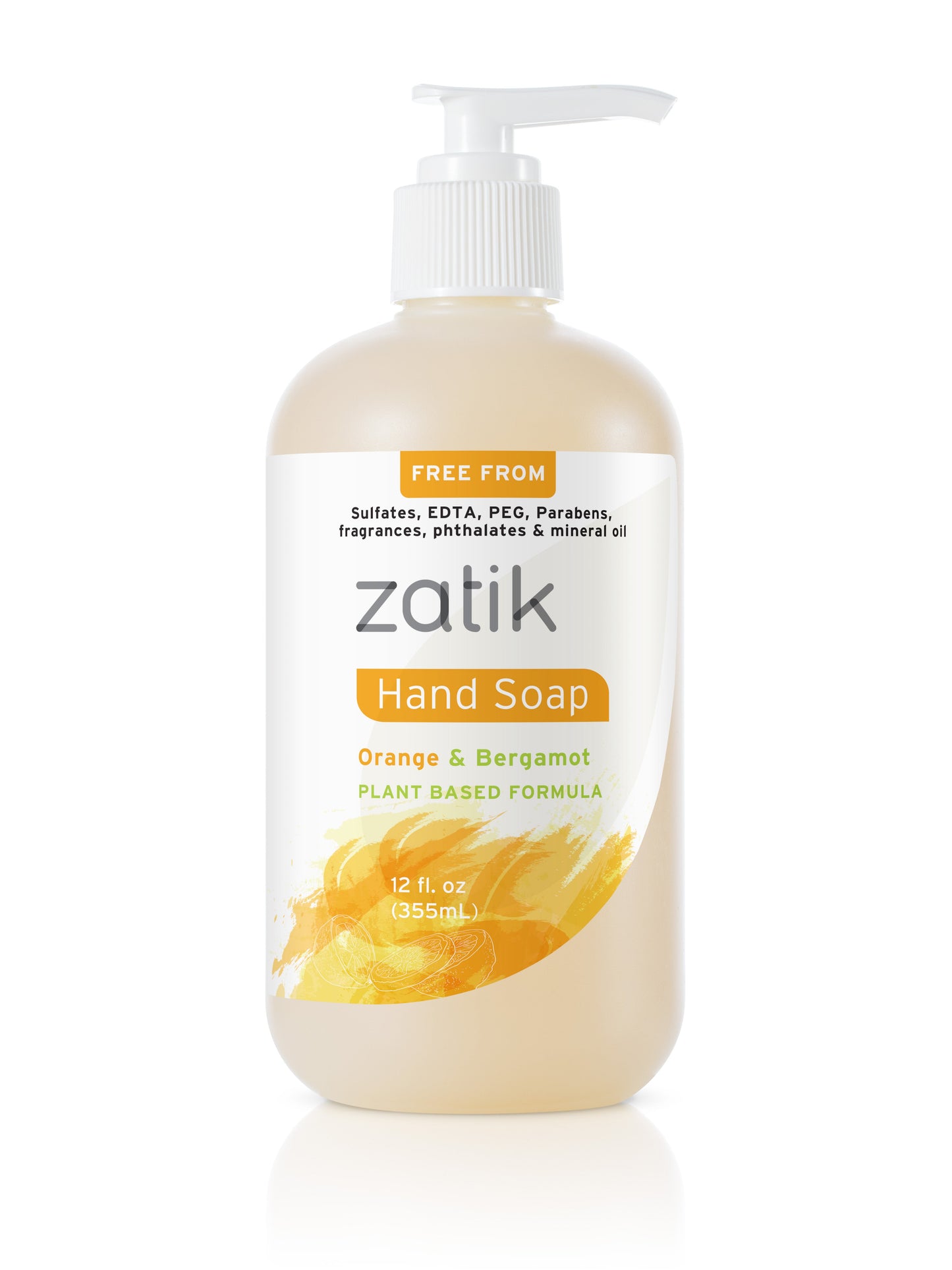 Liquid Hand Soap - Orange & Bergamot - Renee Lane Company
