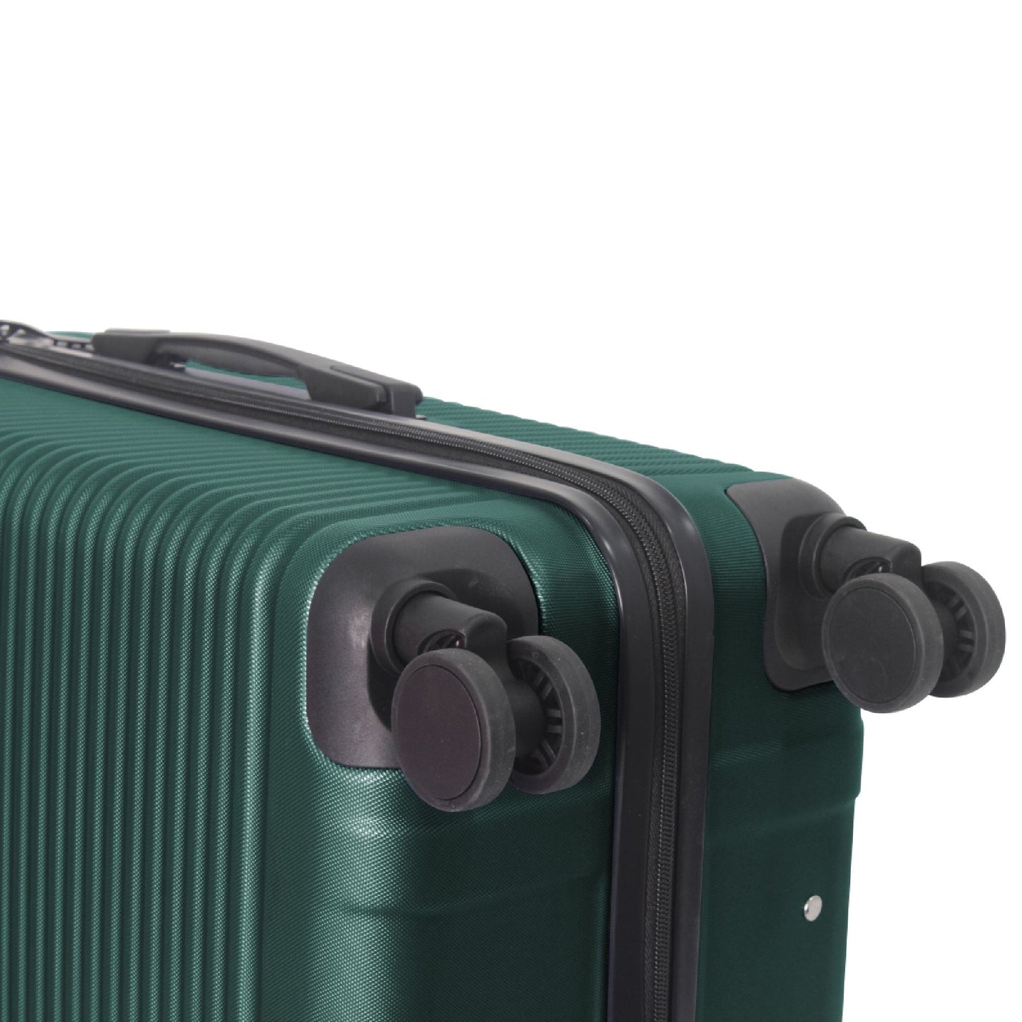 Luggage Sets ABS Hardshell 3pcs Luggage, Lightweight Durable Suitcase sets Spinner Wheels Suitcase with TSA Lock 20''24''28'' Available(Dark Green) - Renee Lane Company