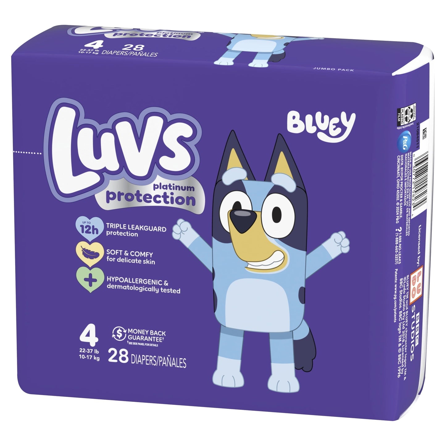 Luvs Platinum Protection Baby Diapers Size 4, 28 Count - Renee Lane Company