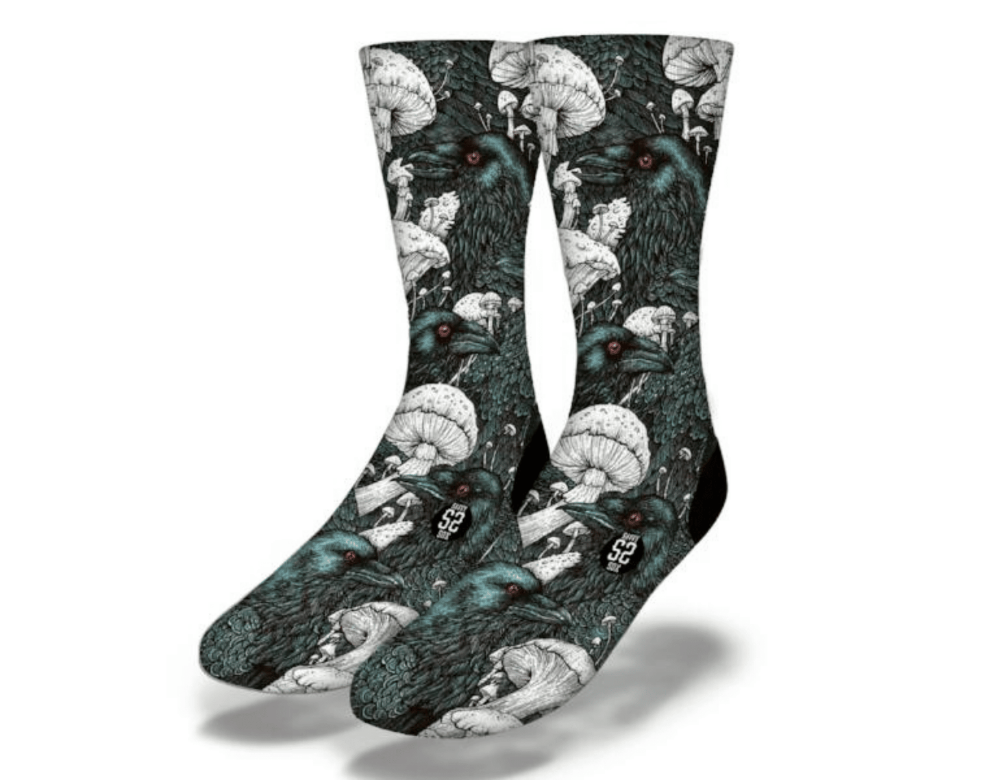 MAGIC MUSHROOM Psychedelic Halloween Socks - Renee Lane Company