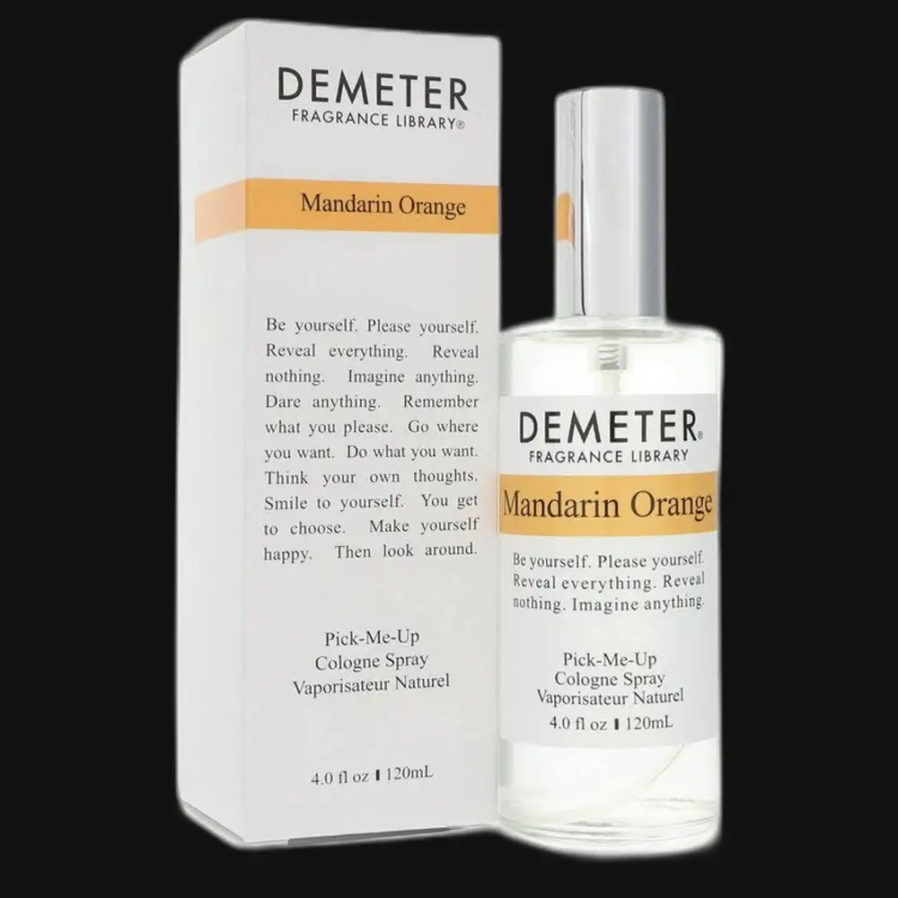 Demeter Mandarin Orange unisex pick-up cologne spray with clear bottle and silver cap