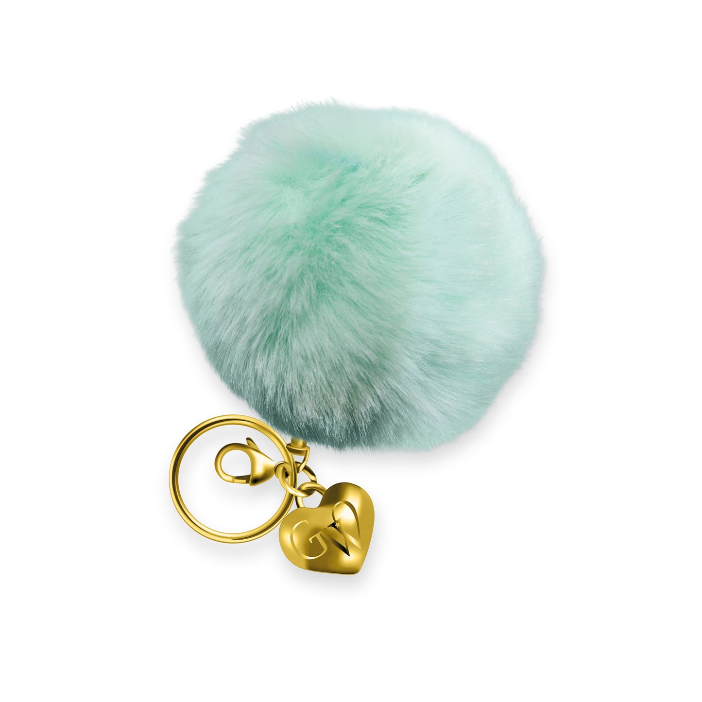 Mint Julep Heart of Gold Charm & Poof - Renee Lane Company
