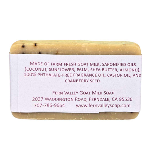 Natural Goat Milk Soap | Exfoliating Scrub | Cranberry Pomegranate - Renee Lane Company