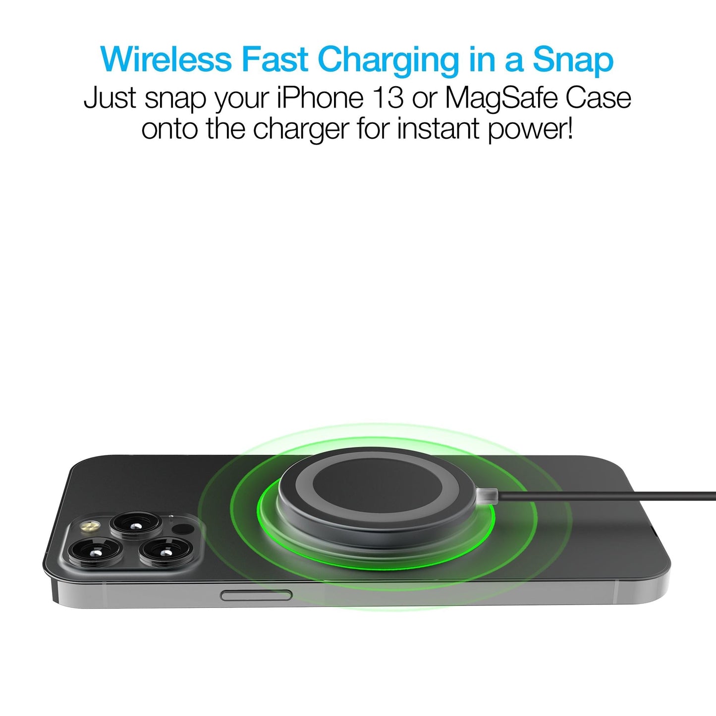 Naztech Alloy Magnetic 15W Wireless Fast Charger - Renee Lane Company