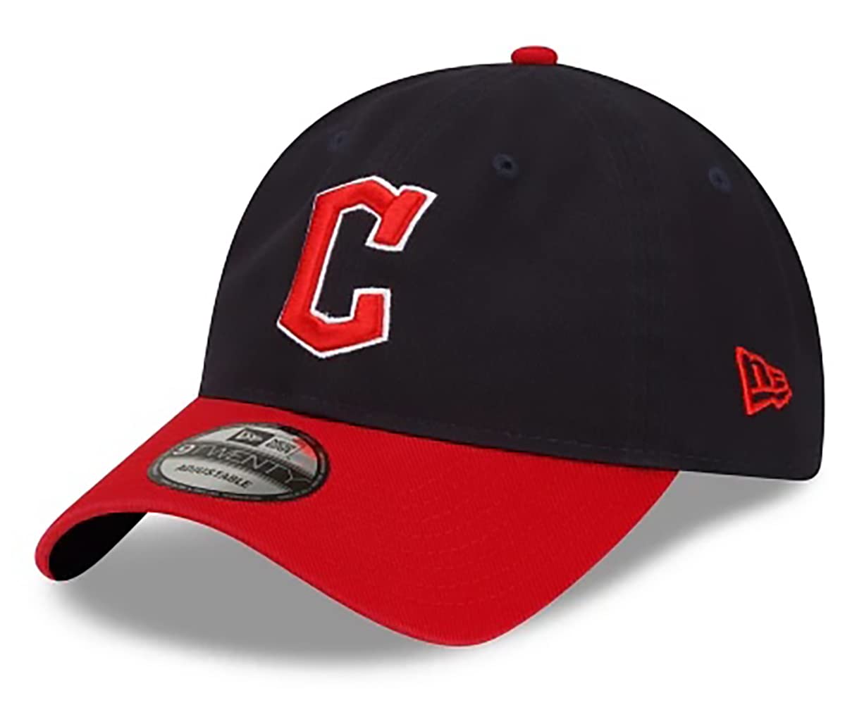 New Era MLB Core Classic 9TWENTY 2-Tone Adjustable Hat Cap One Size Fits All (as1 Alpha one_Size Cleveland Guardians) - Renee Lane Company