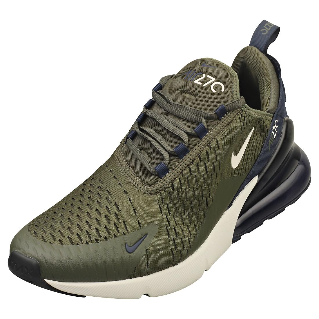 Nike Air Max 270 Mens Shoes (AH8050-303 Cargo Khaki/Obsidian/Light Bone) Size 7 - Renee Lane Company