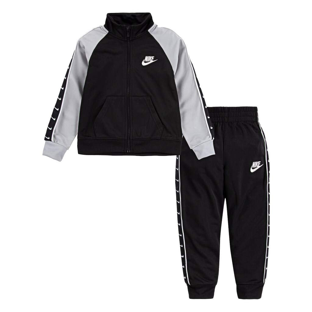 Nike Boys 2-Piece Tricot Tracksuit Pants Set Outfit (Midnight Navy(76g343-u90)/White 3T) - Renee Lane Company