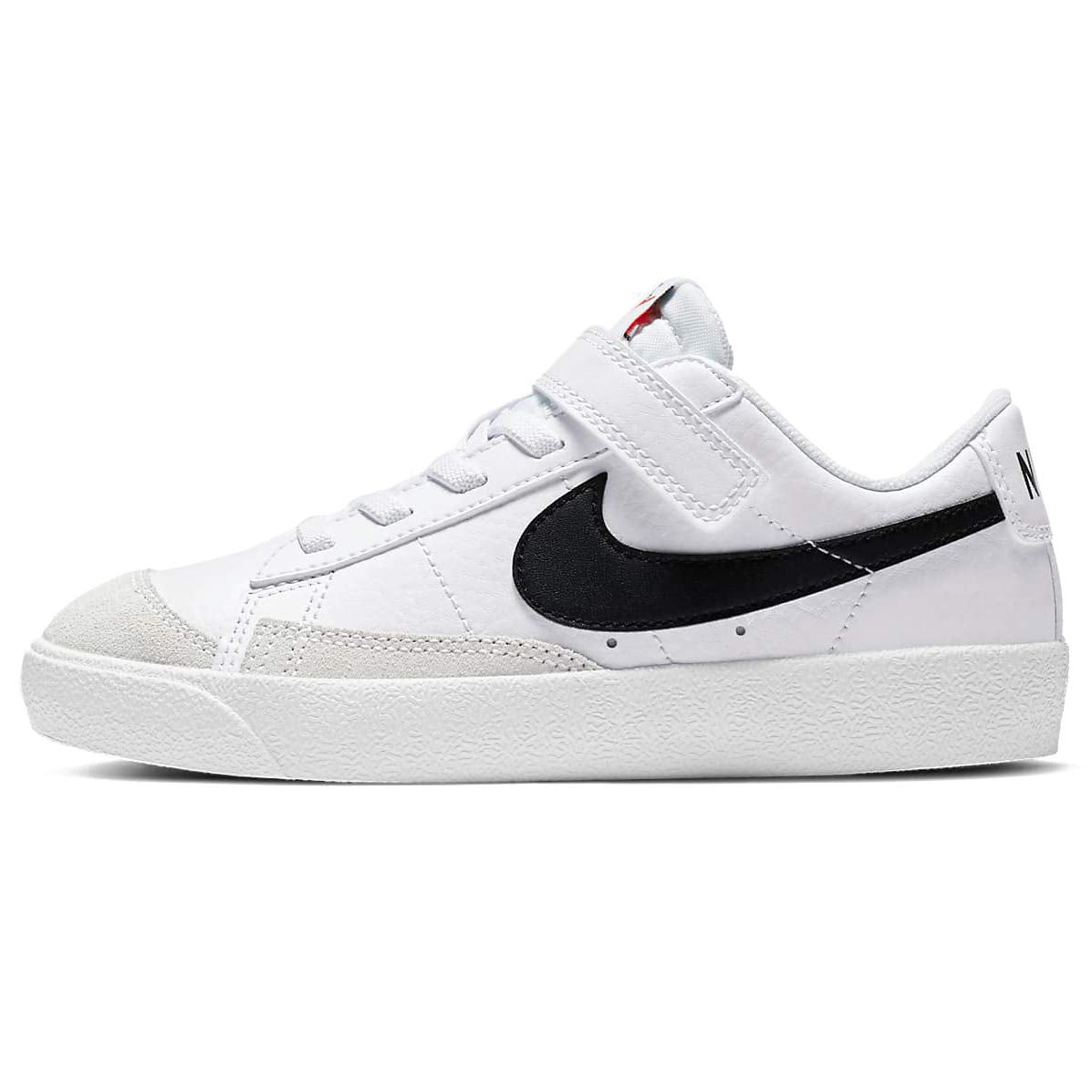 Nike Boys Blazer Low 77 (Little Kid) White/Black/Team Orange 2 Little Kid M - Renee Lane Company