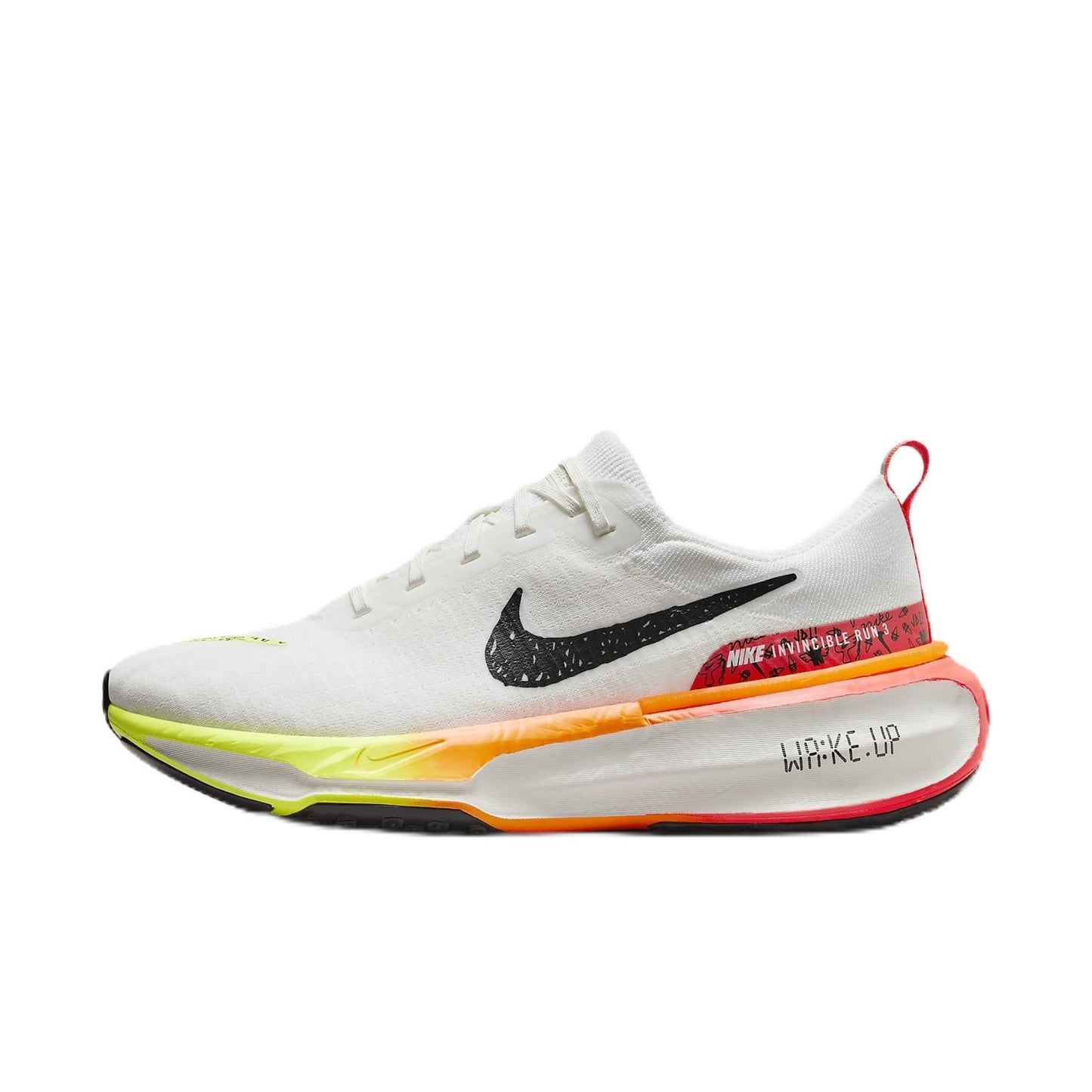 Nike Invincible 3 Mens Road Running Shoes (HF4915-100 White/Bright Crimson/Sail/Black) Size 9 - Renee Lane Company
