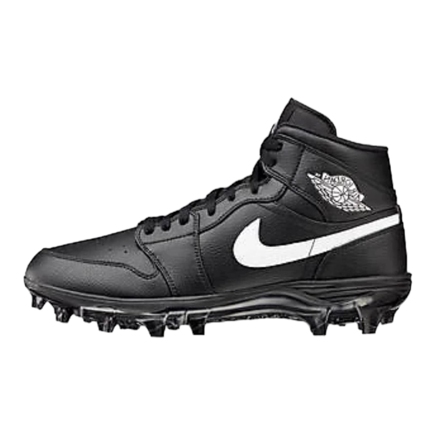 Nike Mens Jordan 1 Td Soccer Cleats Black White Black Mid 14 - Renee Lane Company