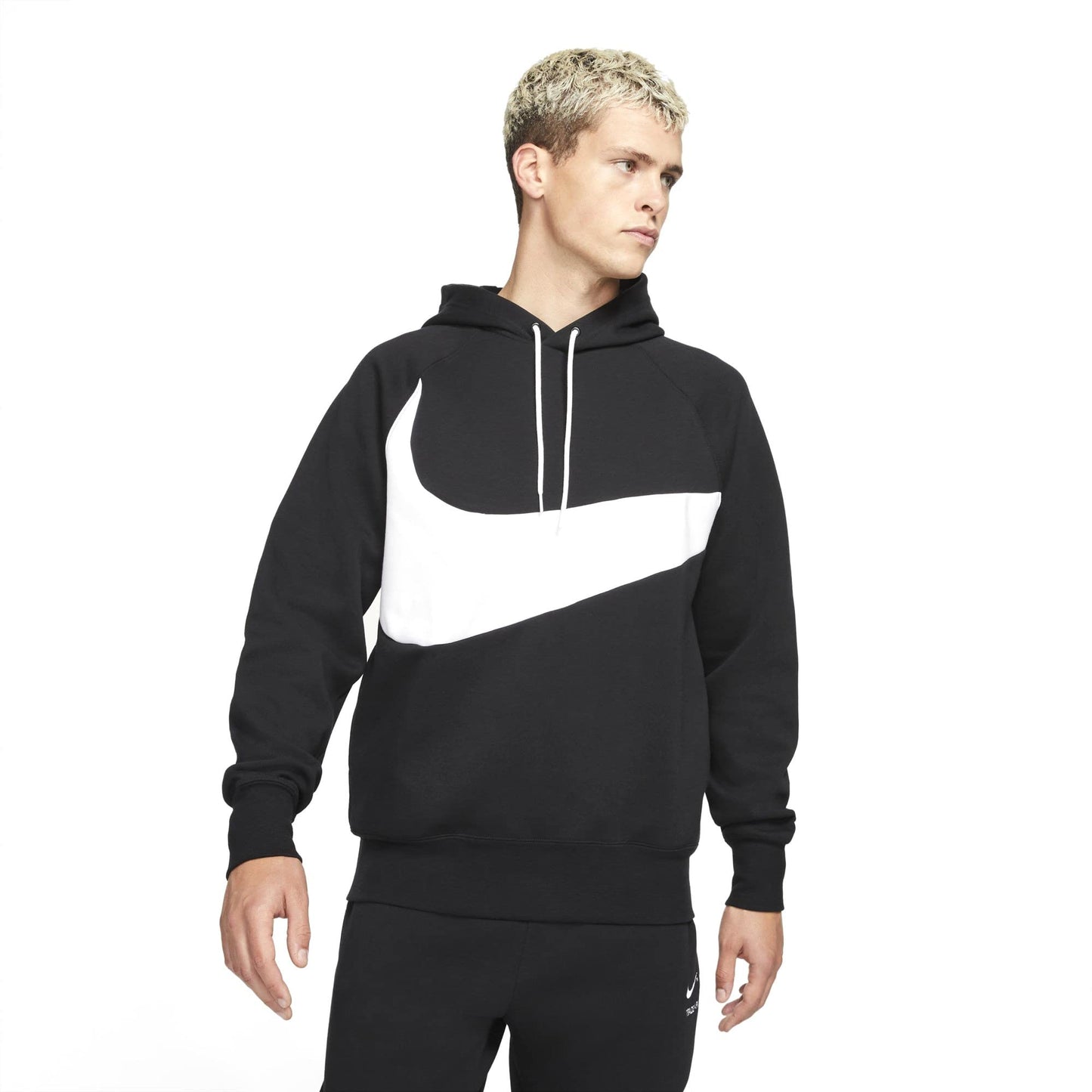 Nike Sportswear Tech Fleece Hoodie Black/White/White LG - Renee Lane Company