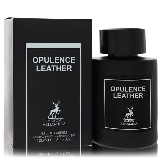 Opulence Leather By Maison Alhambra Cologne for Men - Renee Lane Company