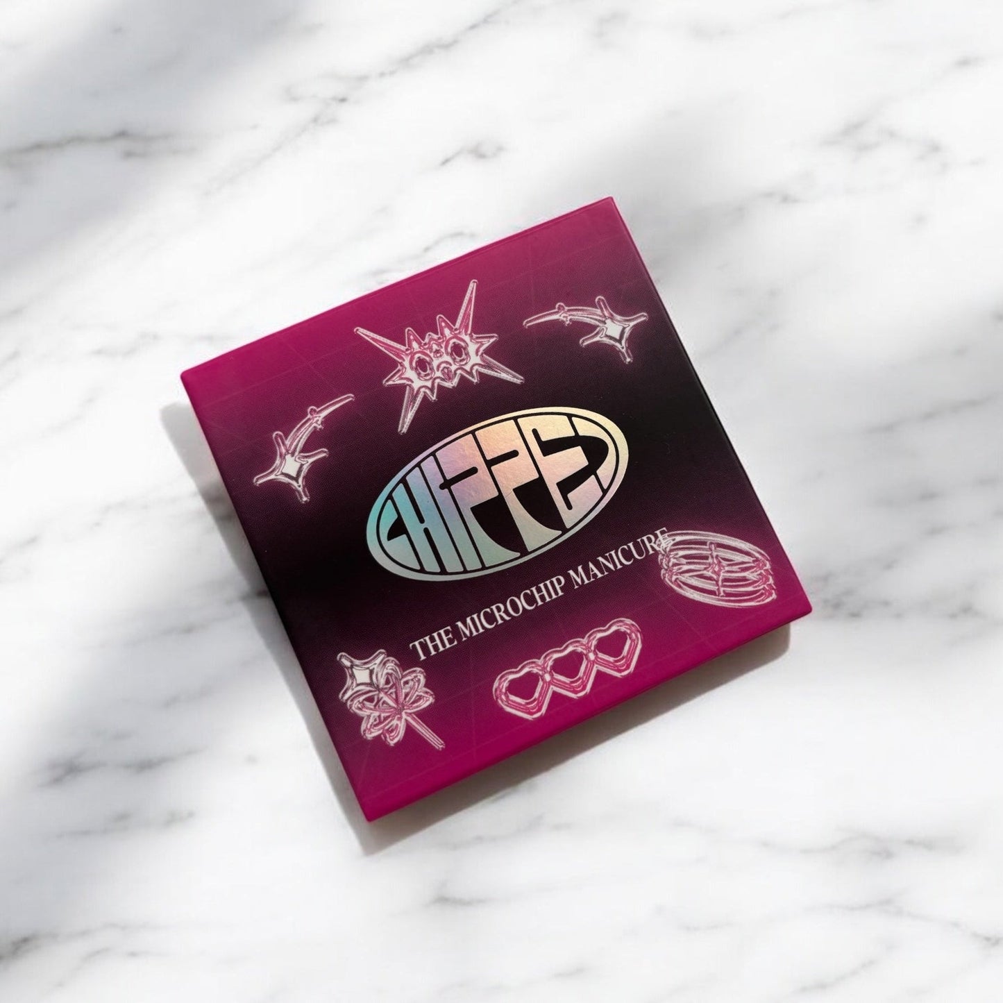 Based 🟦 NFC Nails That Share Your Socials