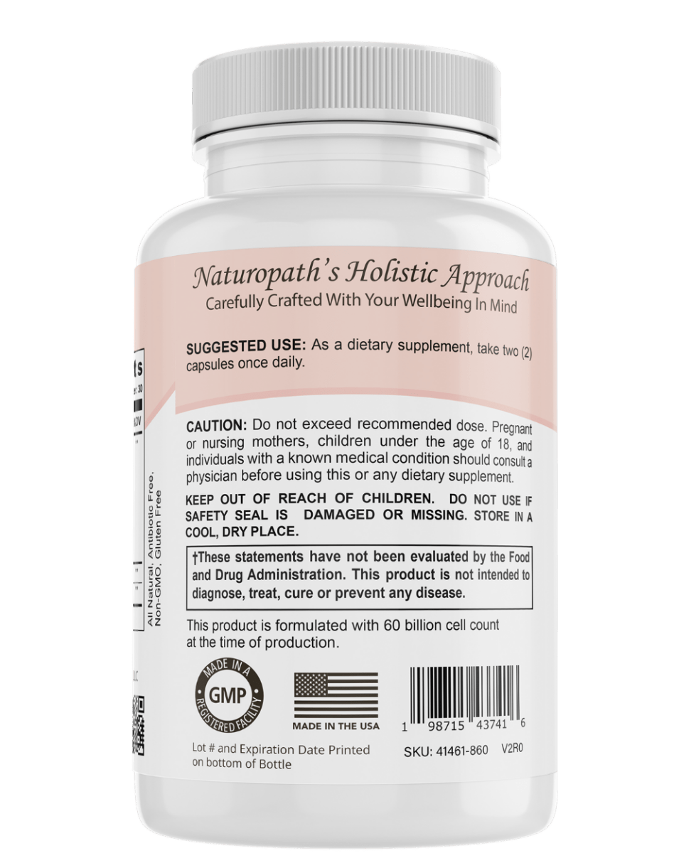 Probiotics 60 Billion by Bellawell - Renee Lane Company