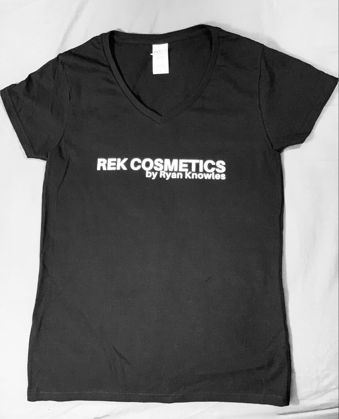 REK Cosmetics by Ryan Knowles V-neck Women's T-shirt | REK Cosmetics - Renee Lane Company