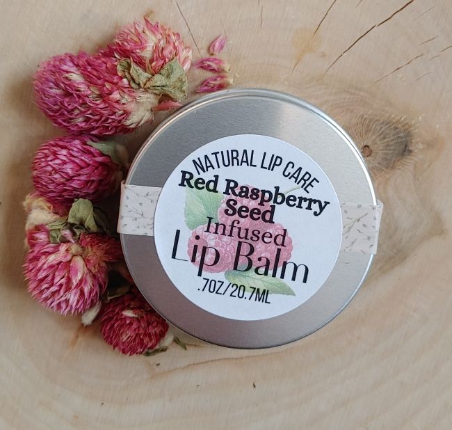 Raspberry Seed Infused Lip Balm - Renee Lane Company