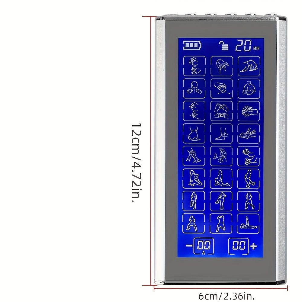 Rechargeable TENS Unit Muscle Stimulator, Dual Channel Electric Pain Relieving Pulse Devices With 36 Massage Modes Muscle Stimulator, Make You More Relaxed Physically And Mentally - Renee Lane Company