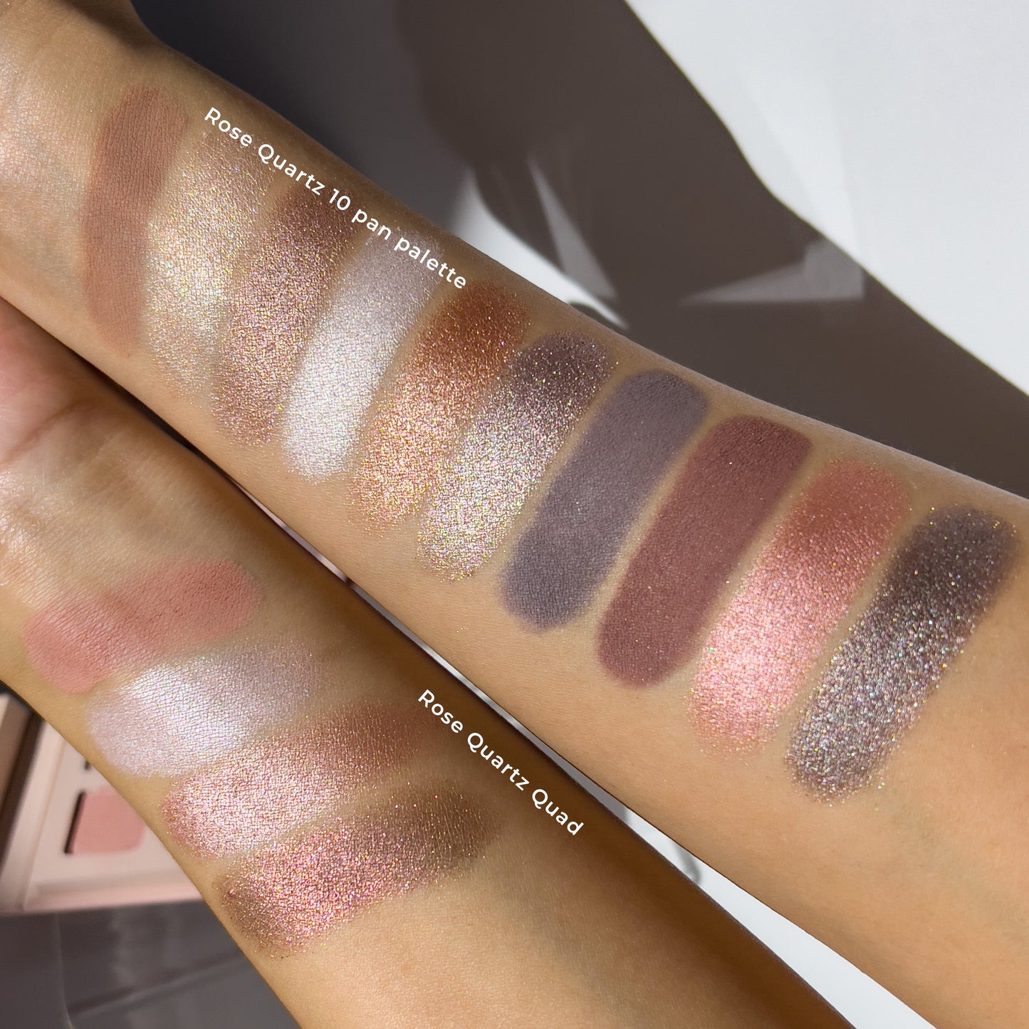 Rose Quartz Crystal Eyeshadow Palette - Renee Lane Company