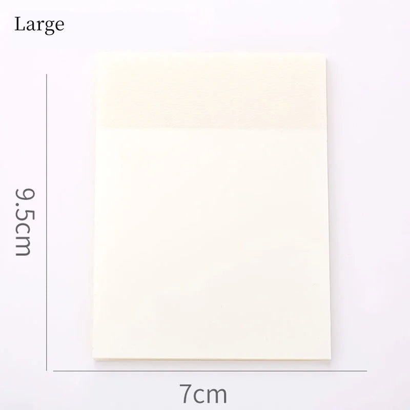 50Pcs Gel Nail Polish Palette Paper Disposable Nail Art Sticker Gel Polish Mixing Drawing Paper DIY Display Manicure Tools