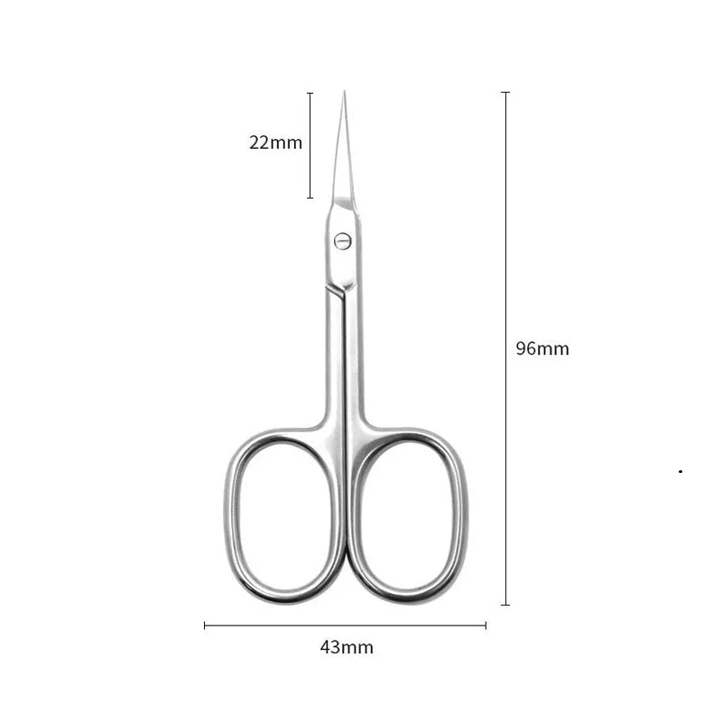 Multifunctional Pointed Beauty Scissors, Fine Trimming Stainless Steel Scissors, Precision Stainless Steel Beauty Scissors