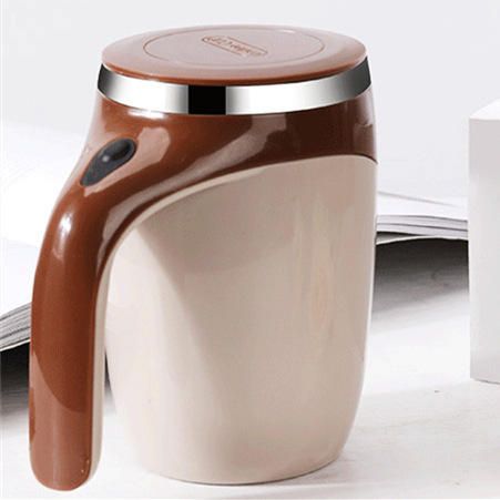 Self Stirring Mug Tea Coffee Electric Rechargeable Auto Mixing Cup Magnetic Stainless Steel Mug Coffee Cup For Office - Renee Lane Company