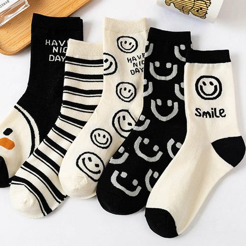 Smiling Face Women's Socks - Renee Lane Company