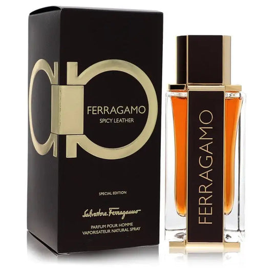 Spicy Leather By Salvatore Ferragamo Cologne for Men - Renee Lane Company
