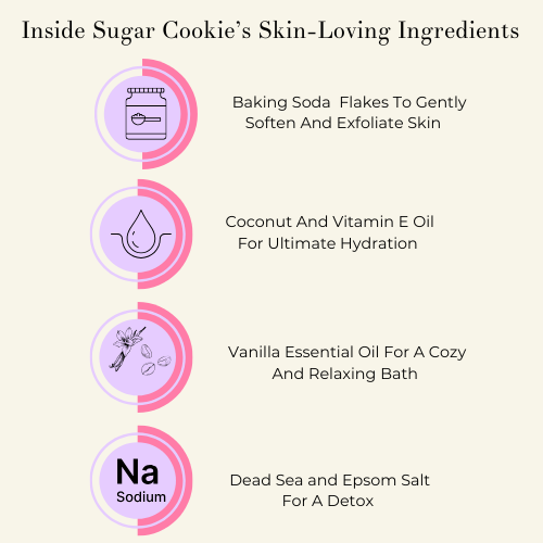 Sugar Cookie Aromatherapy Bath Soak for Stress Relief | Pelliá - Renee Lane Company
