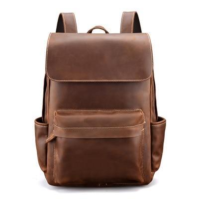 The Helka Backpack | Genuine Vintage Leather Backpack - Renee Lane Company