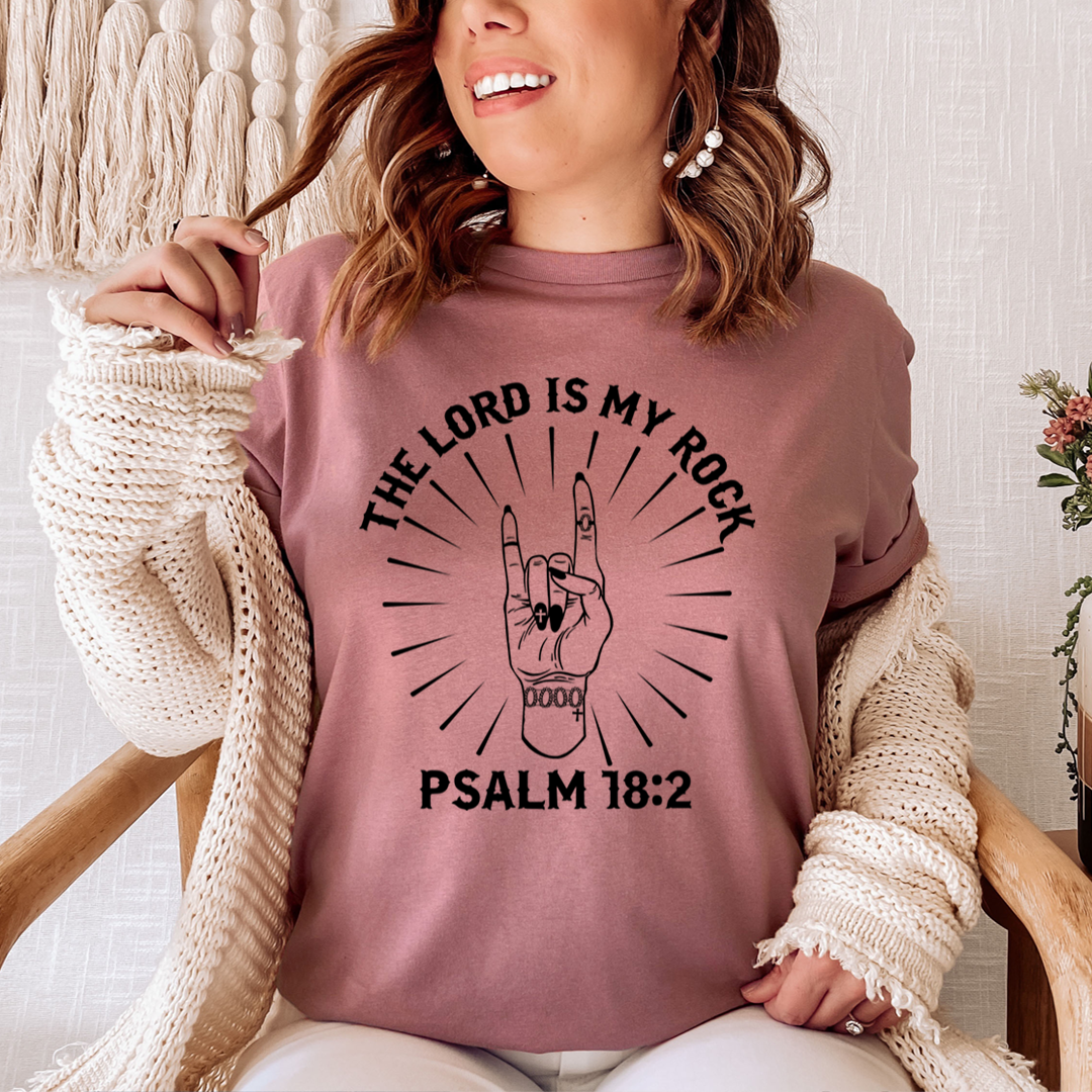 The Lord Is My Rock T-Shirt - Renee Lane Company