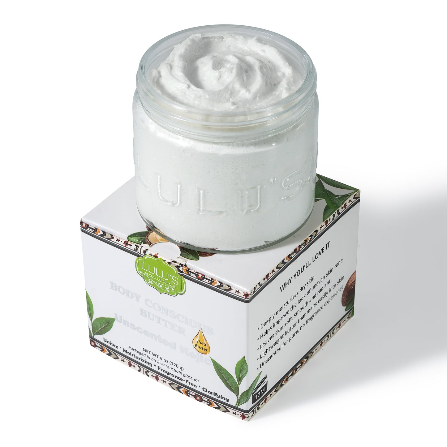 Unscented Kojic Whipped Body Butter – Smooth, Even-Looking Skin - Renee Lane Company