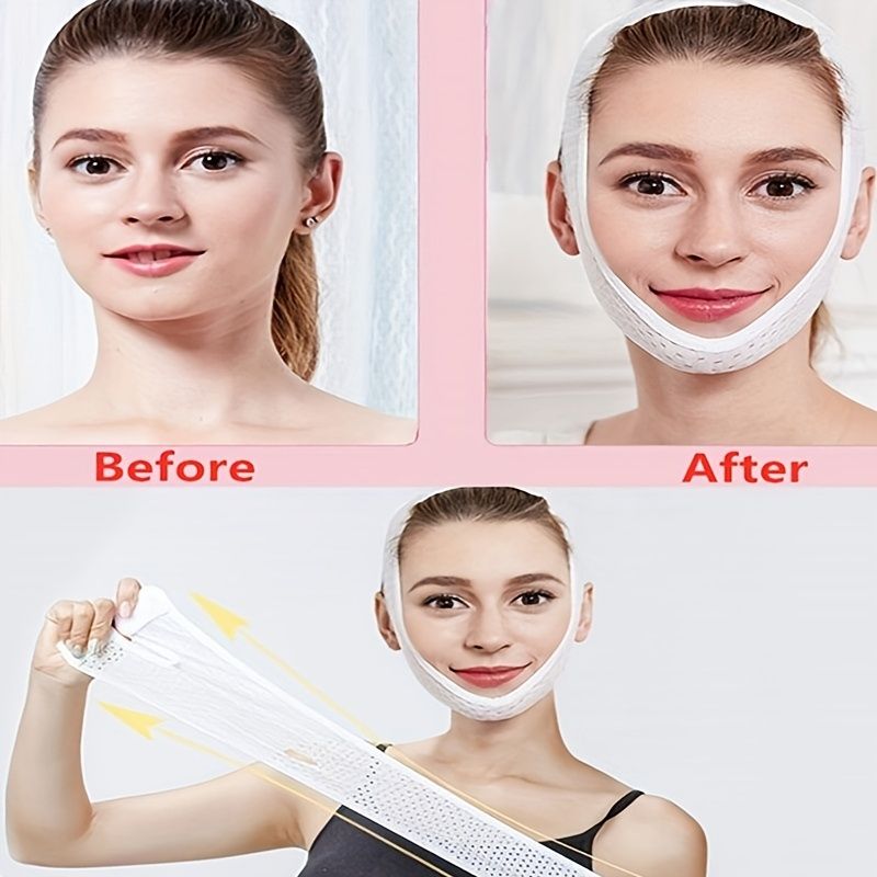 V-Line Face Lift Up Belt: Get a Youthful Look Instantly with this Double Chin Reducer! - Renee Lane Company