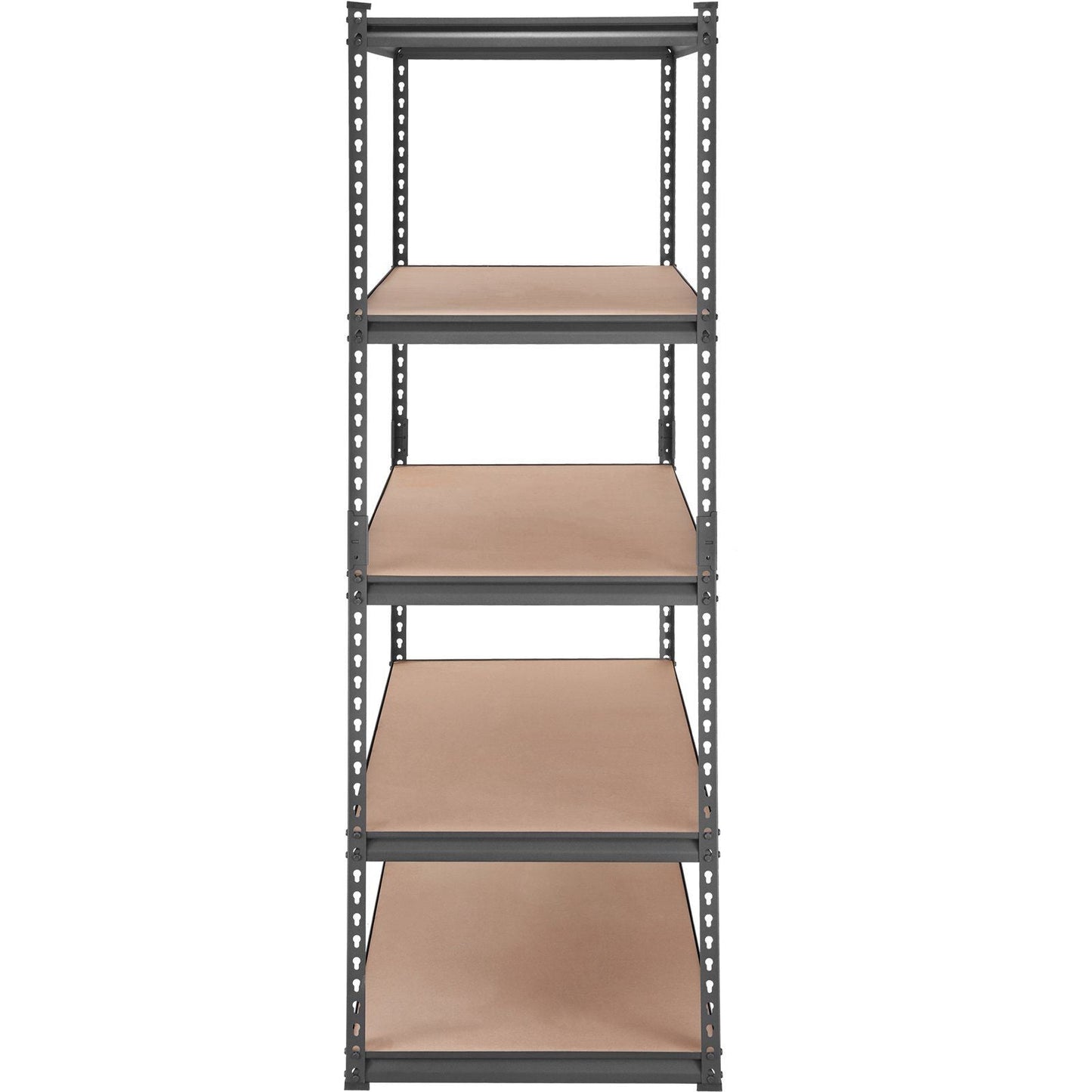 VEVOR Storage Shelving Unit, 5-Tier Adjustable, 2000 lbs Capacity, Heavy Duty Garage Shelves Metal Organizer Utility Rack, Black, 48" L x 24" W x 72" H for Kitchen Pantry Basement Bathroom Laundry - Renee Lane Company