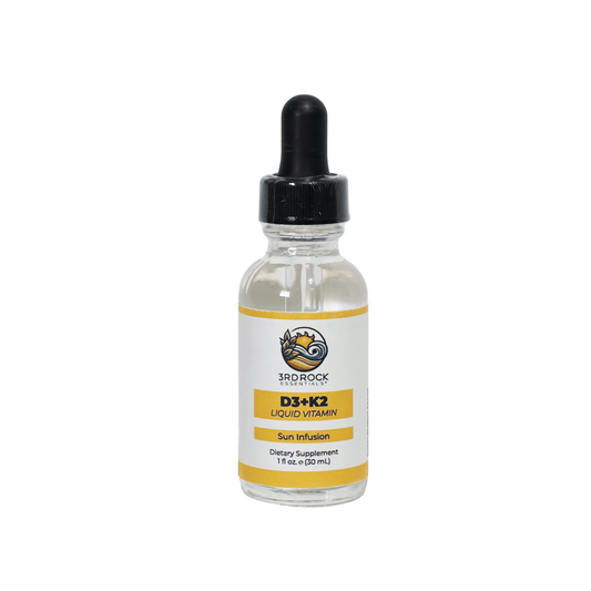 Vitamin D3 + K2 - Liquid Supplement (Chelated) — 1 fl oz - Renee Lane Company
