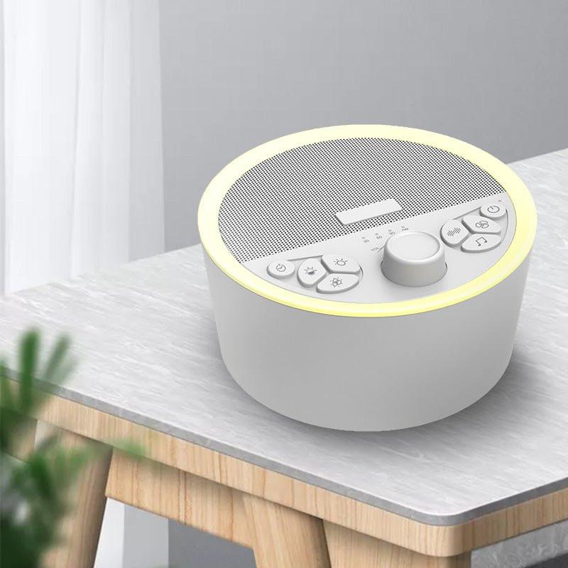 White Noise Sleep Machine with Lights - Portable & Rechargeable - Renee Lane Company