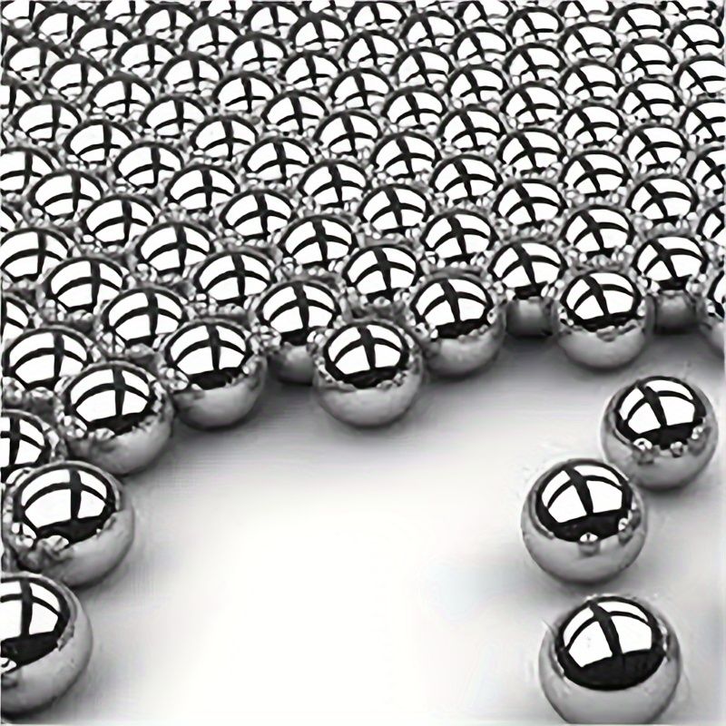 Xemussa 800pcs 6.35mm steel balls, iron balls, precision steel bearing balls, suitable for slingshots and bicycle bearings, durable outdoor leisure accessories, decorations - Renee Lane Company