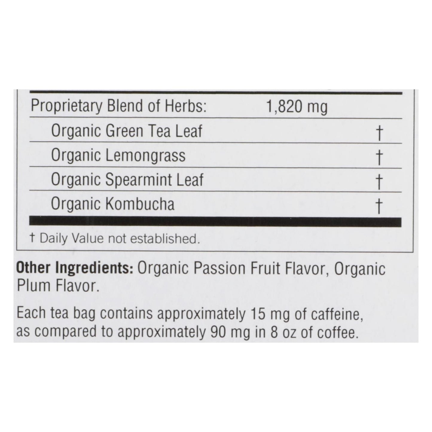 Yogi Herbal Green Tea Kombucha - 16 Tea Bags - Case Of 6 - Renee Lane Company