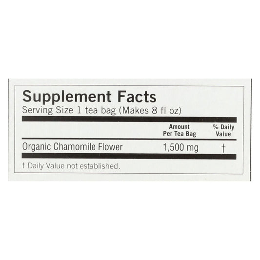 Yogi Organic Comforting Chamomile - 16 Tea Bags - Case Of 6 - Renee Lane Company