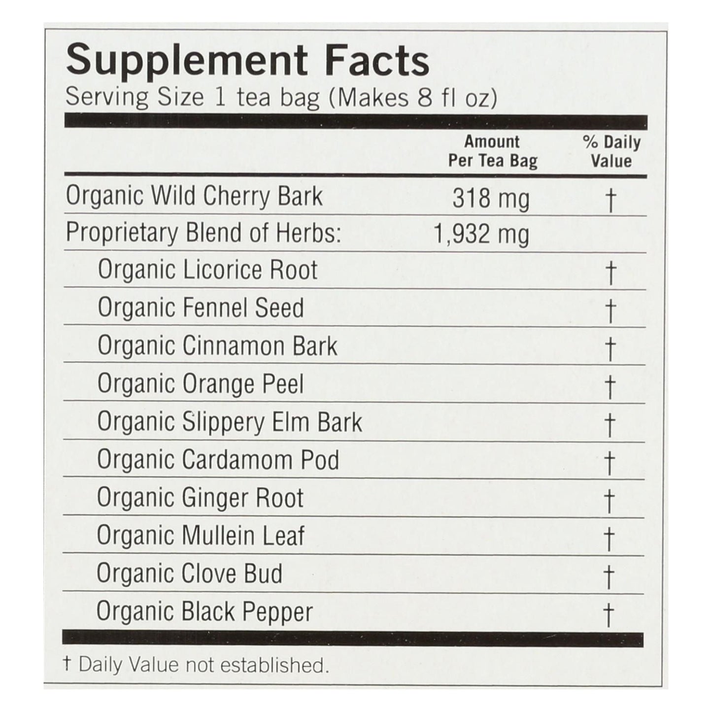 Yogi Organic Throat Comfort Herbal Tea Caffeine Free - 16 Tea Bags - Case Of 6 - Renee Lane Company