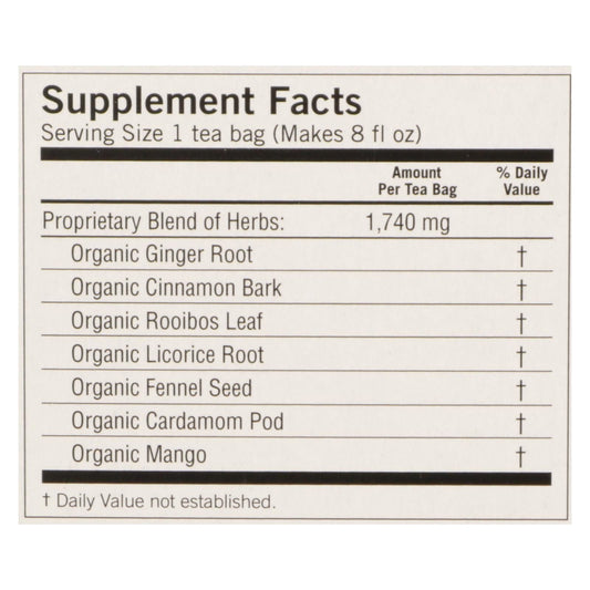 Yogi Tea - Organic - Mango Ginger - Case Of 6 - 16 Bag - Renee Lane Company
